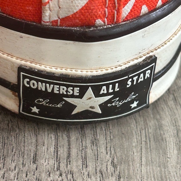 Converse Chuck Taylor 70 High Summer Spirit Bright Poppy High-Tops Size 10 - Picture 7 of 11